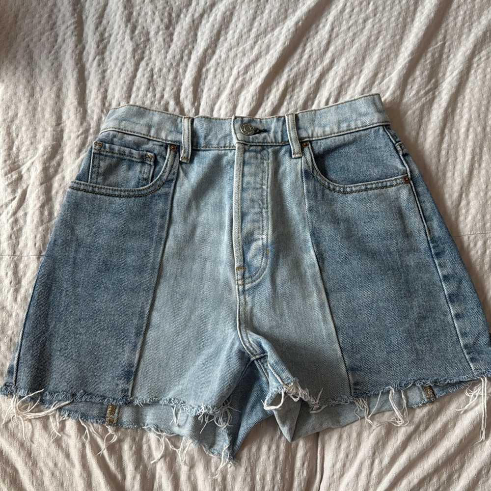 Pacsun High Rise Denim Icon Shorts